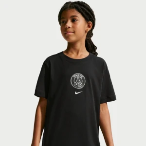T-shirt piłkarski dla dużych dzieci Nike Paris Saint-Germain - Czerń