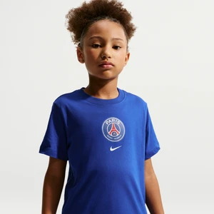 T-shirt piłkarski dla dużych dzieci Nike Paris Saint-Germain - Niebieski