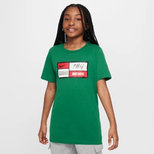 T-shirt piłkarski dla dużych dzieci Nike Portugalia - Zieleń