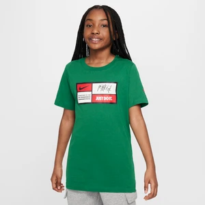 T-shirt piłkarski dla dużych dzieci Nike Portugalia - Zieleń