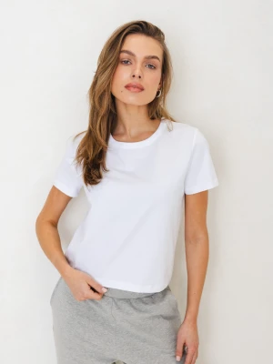 T-SHIRT PIPER BIAŁY L - Flawless