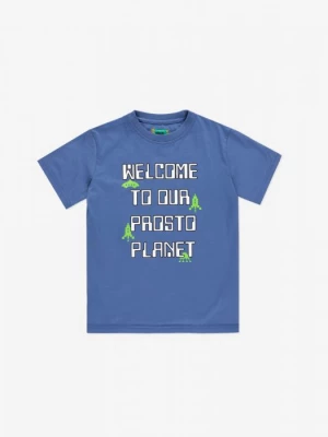 T-shirt Pixel Blue Kids
