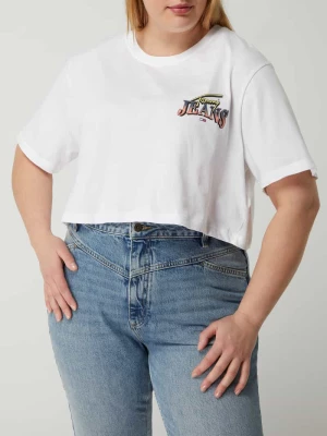 T-shirt PLUS SIZE krótki z bawełny ekologicznej Tommy Jeans Curve