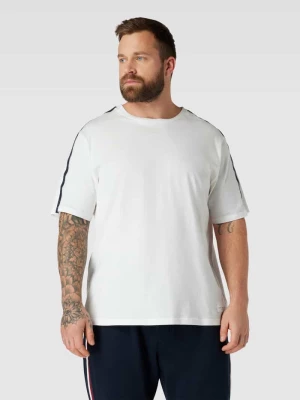 T-shirt PLUS SIZE z lampasami Tommy Hilfiger Big & Tall