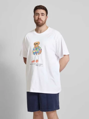 T-shirt PLUS SIZE z okrągłym dekoltem Polo Ralph Lauren Big & Tall