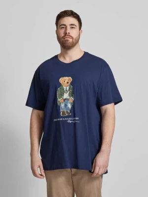 T-shirt PLUS SIZE z okrągłym dekoltem Polo Ralph Lauren Big & Tall