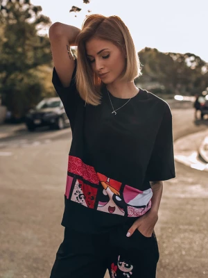 T-shirt Powerpuff Girls Black XXS/XS