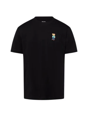 Zdjęcie produktu Chill Pill T-shirt - Preppy Bear Mężczyźni Bawełna czarny jednolity,