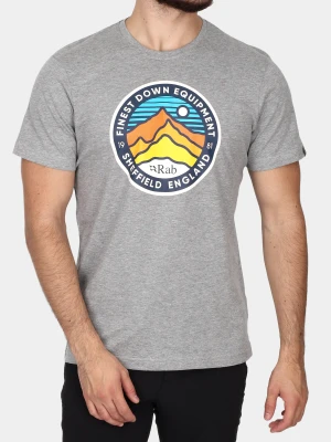 T-Shirt Rab Stance 3 Peaks S/S Tee - grey marl