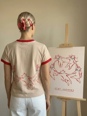 Zdjęcie produktu T-shirt Rebel Cats x Kit Agar XS/S