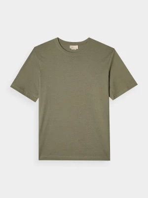 T-shirt regular męski Outhorn - khaki