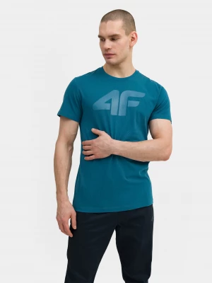 T-shirt regular z nadrukiem męski 4F