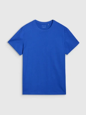 Zdjęcie produktu 4F T-shirt regular z nadrukiem męski - niebieski L