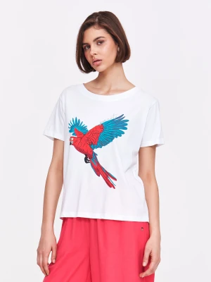 T-shirt regular z nadrukiem Top Secret