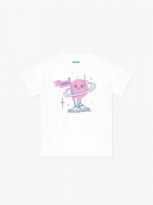 T-shirt Saturn White Kids