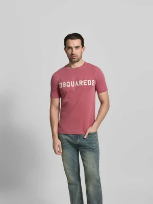 t-shirt o kroju slim fit z czystej bawełny Dsquared2