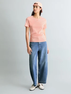 T-shirt slim Marc O'Polo oranžová