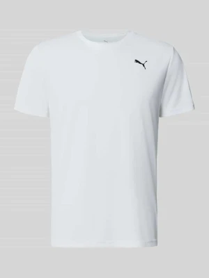 t-shirt sport w kroju regular fit z nadrukiem z logo model 'TAD Essential' Puma Biały