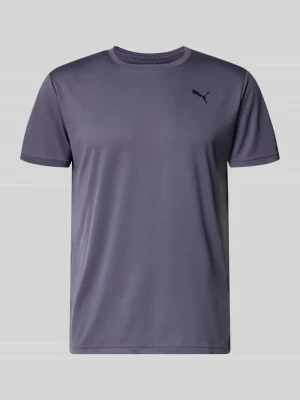 t-shirt sport w kroju regular fit z nadrukiem z logo model 'TAD Essential' Puma Ciemnoszary