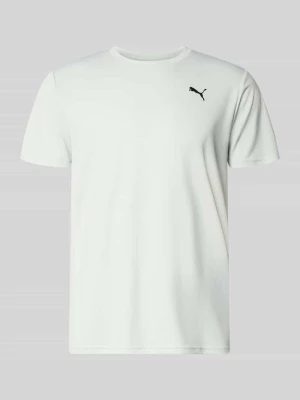 t-shirt sport w kroju regular fit z nadrukiem z logo model 'TAD Essential' Puma Miętowy