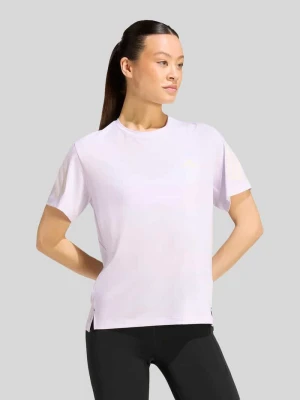 t-shirt sportowy o kroju regular fit z nadrukiem z logo model 'Adi365' Adidas Jasnofioletowy