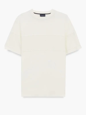 T SHIRT TENNIS CLUB 117 ECRU Z WISKOZY Recman