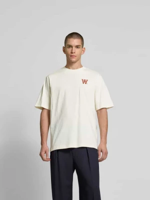 T-shirt typu oversized z bawełny Wood Wood