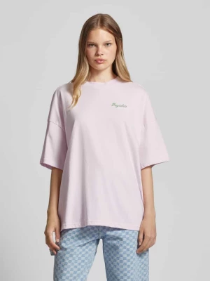 T-shirt typu oversized z nadrukiem z motywem Pegador