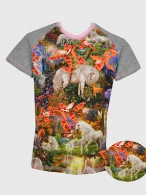 T-shirt Unicorns Fantasy Grey iELM