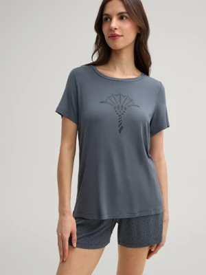 T-shirt w antracytowym kolorze Joop