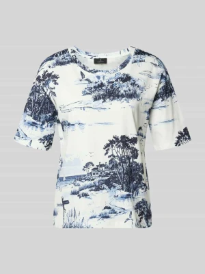 T-shirt w całościowym wzorze model 'Hamptons Landschaft' monari