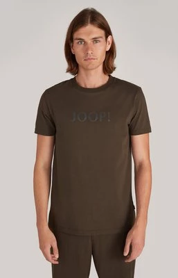 T-shirt w ciemnozielono-brązowym kolorze Joop