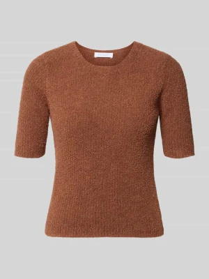 t-shirt w imitacji dzianiny z okrągłym dekoltem Rich & Royal