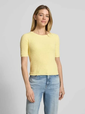 t-shirt w imitacji dzianiny z okrągłym dekoltem Rich & Royal