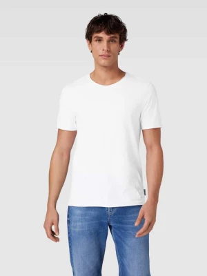 T-shirt w jednolitym kolorze model ‘AAMON BRUSHED’ ARMEDANGELS