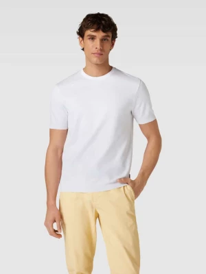 T-shirt w jednolitym kolorze model ‘Floro’ Windsor