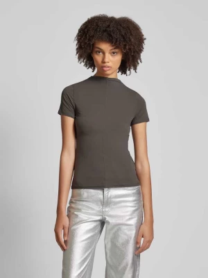 T-shirt w jednolitym kolorze model ‘Jen’ Weekday