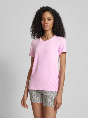 T-shirt w jednolitym kolorze model ‘Mix+Relax’ Schiesser