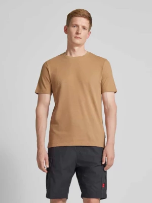 T-shirt w jednolitym kolorze model ‘TIBURT’ Boss