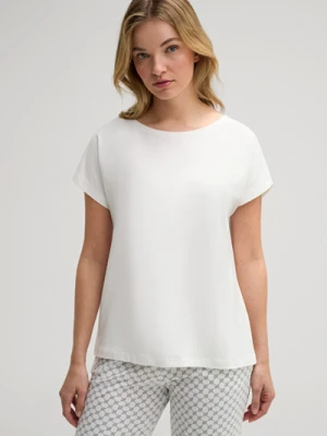 T-shirt w kolorze złamanej bieli Joop