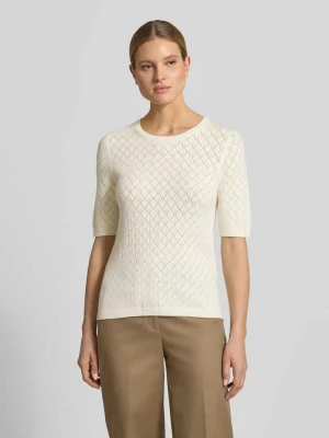 T-shirt w kroju regular fit o wyglądzie burnout model 'HELEN' Selected Femme