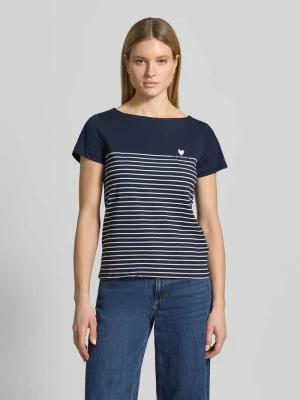 T-shirt w kroju regular fit z czystej bawełny organicznej Tom Tailor