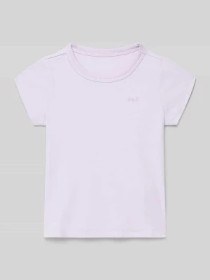 T-shirt w kroju regular fit z haftowanym logo Abercrombie&Fitch