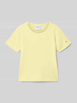T-shirt w kroju regular fit z haftowanym logo Champion
