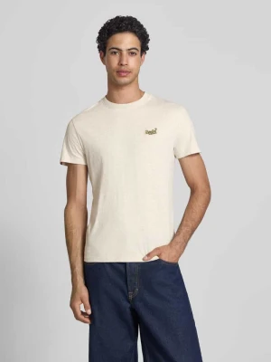 T-shirt w kroju regular fit z haftowanym logo Superdry