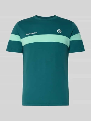 T-shirt w kroju regular fit z nadrukiem logo model 'Leone' Sergio Tacchini