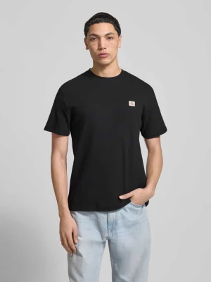 T-shirt w kroju regular fit z naszywką z logo Calvin Klein Jeans Czarny