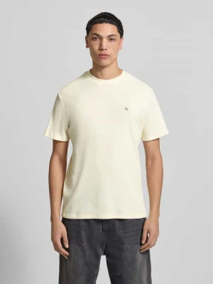 T-shirt w kroju regular fit z naszywką z logo Calvin Klein Jeans