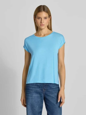 T-shirt w kroju relaxed fit z mieszanki lyocellu Model 'AVA' Vero Moda Turkusowy