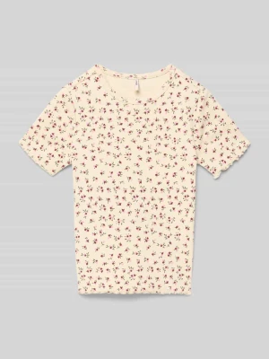 T-shirt w kroju slim fit z mieszanka bawełny Model 'TRINNY' Only